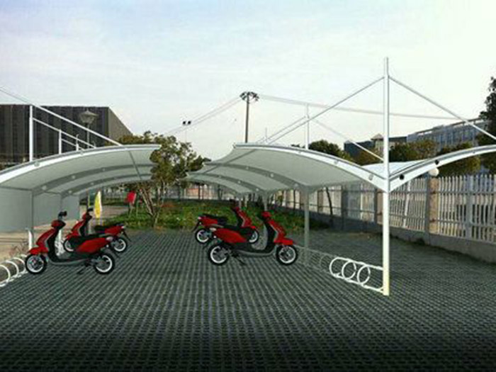 膜結(jié)構(gòu)自行車棚